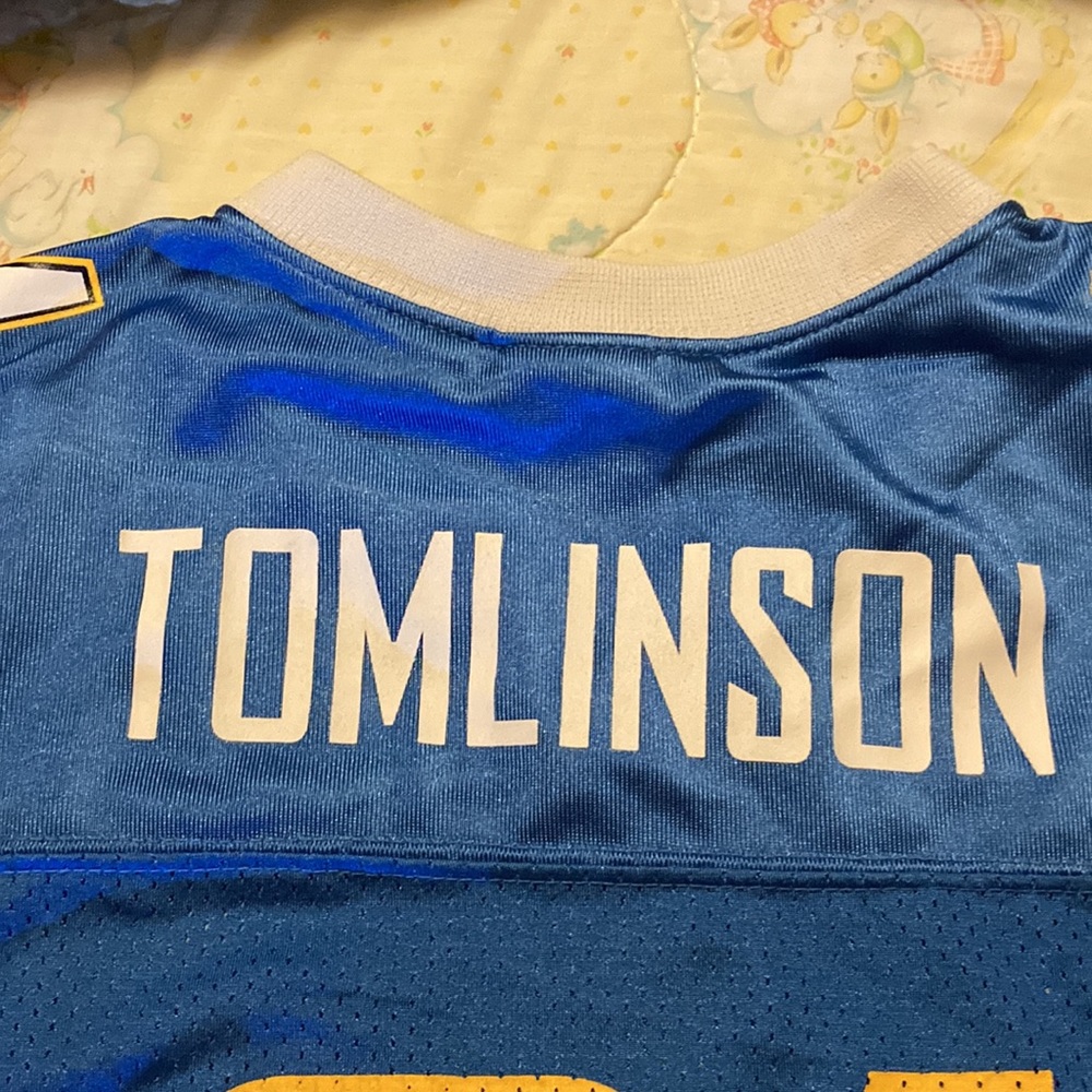 LaDainian Tomlinson unisex football jersey San Diego chargers KIDS LARGE JERSEY - Picture 9 of 9